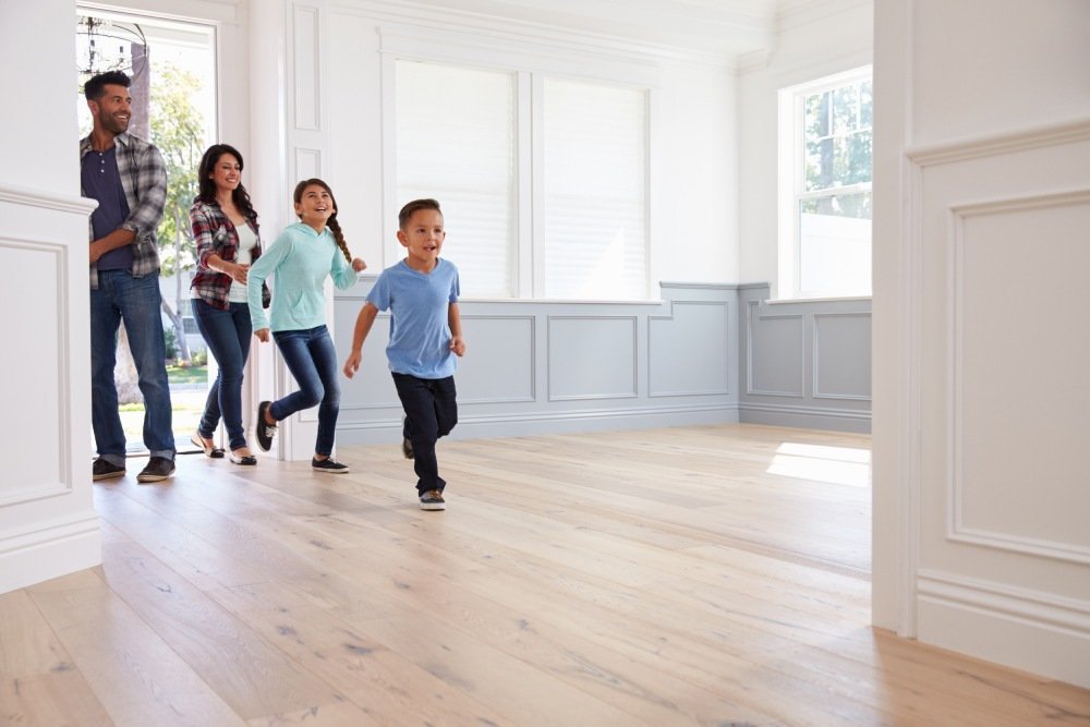 light hardwood flooring it's perfect for kids to playing in house from Hennen Floor Covering in Freeport, MN area