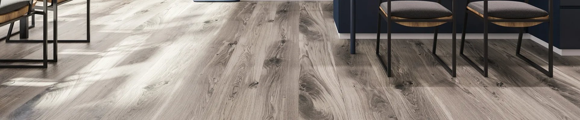 Light grey wood pattern flooring