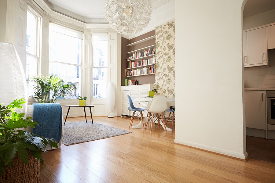 brown rustic hardwood for living room from Hennen Floor Covering in Freeport, MN area